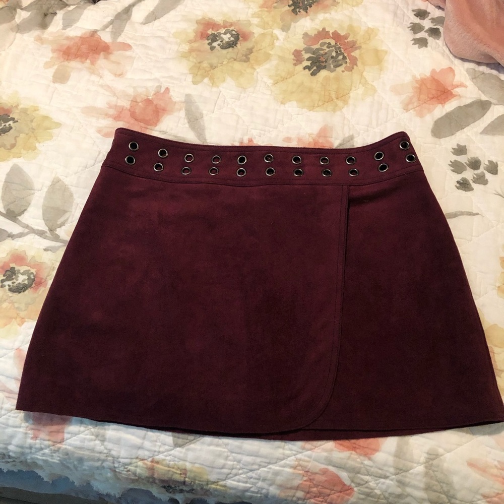 BCBD MaxAzria Maroon skirt size Medium